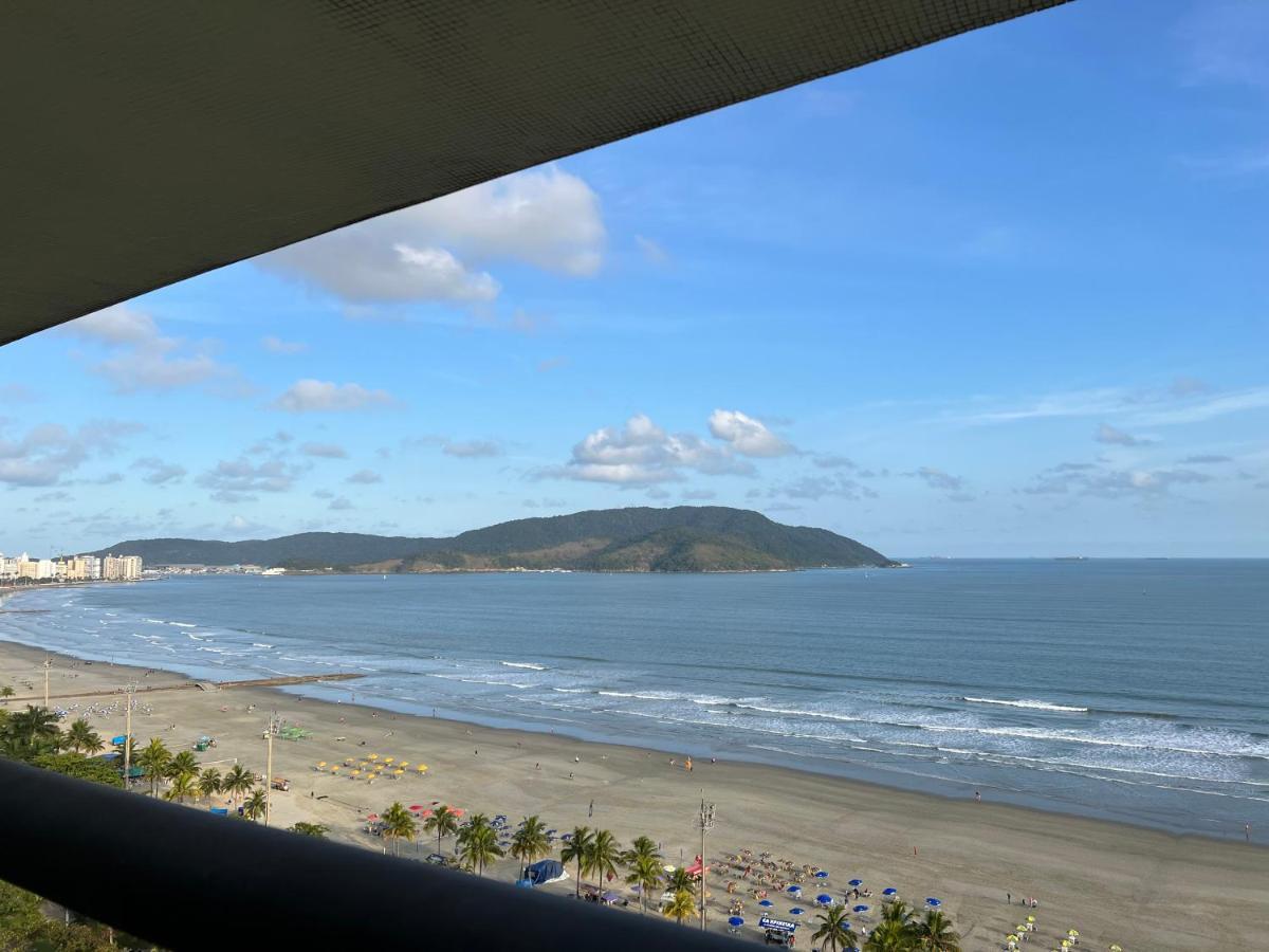 Condominio Iconico Boqueirao - Vista Lateral Do Mar Santos  Kültér fotó